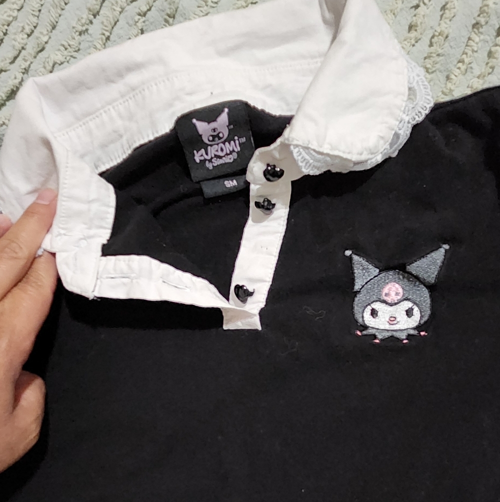 Kuromi Lace Collar Blouse - Picture 3 of 3